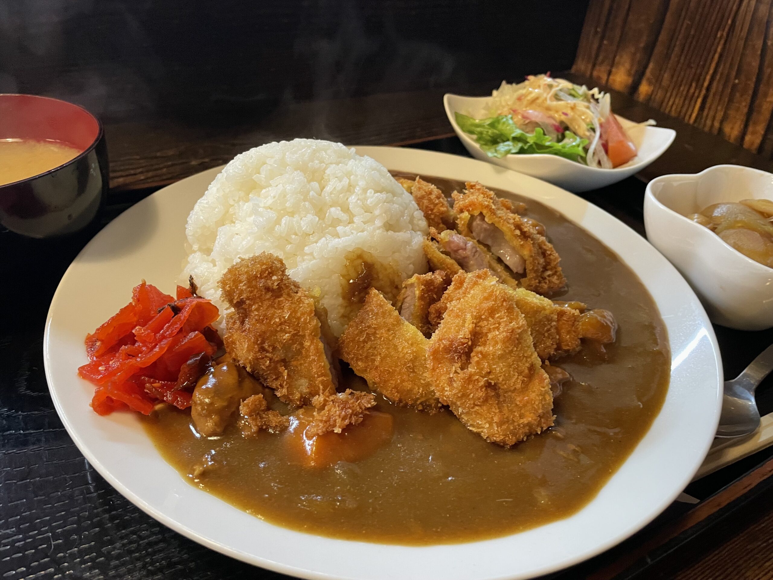 カツカレー定食